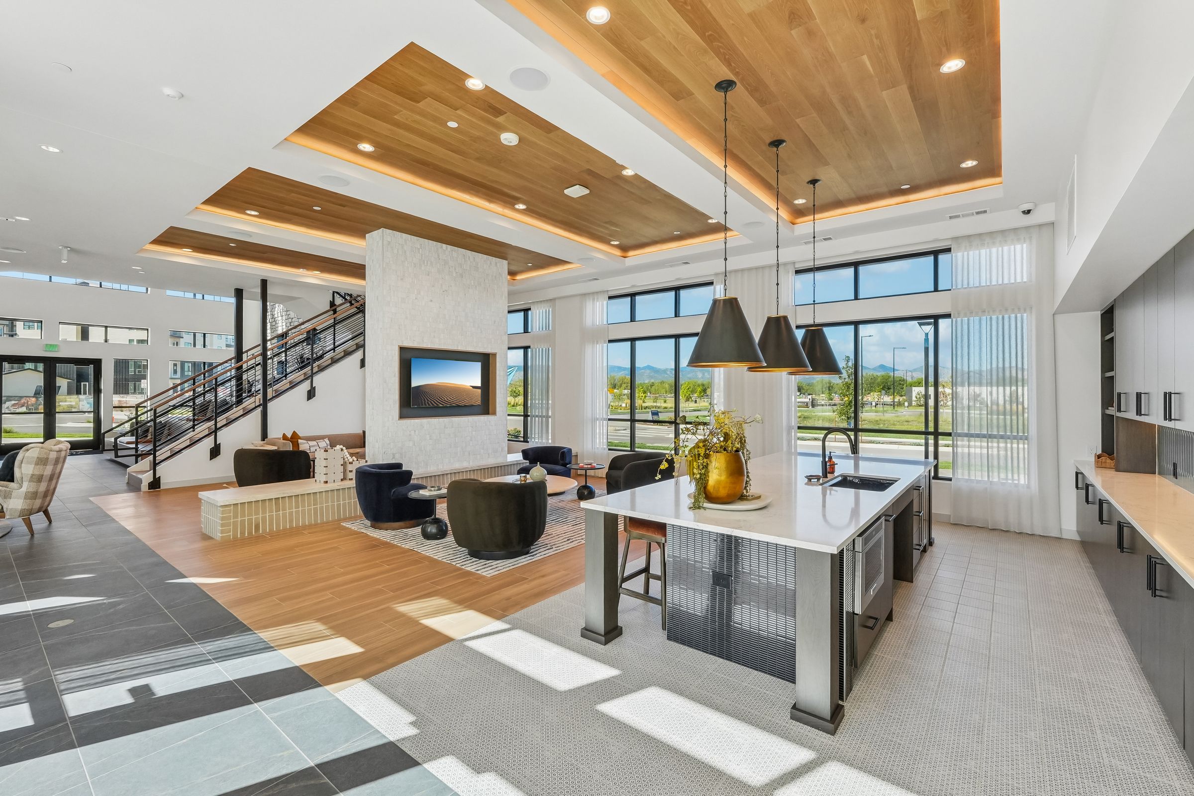 Clubroom and Sitting Area